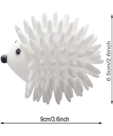 YJYdada Cleaning Supplies 3pcs Hedgehog Dryer Ball Reusable Dryer for Dryer Machine Anti Static Ball (White) - Buy Online on SooperMarket.com