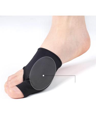 Bunion Corrector Sleeve & Toe Separator Brace Socks for Women - Black (S 35-39yd) | Breathable & Stretchy Design - Buy Online on SooperMarket.com