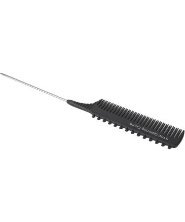 Parting Comb Durable Easy To Grip Lightweight Highlighting Clip Comb for Unisex (Black) - Buy Online on SooperMarket.com
