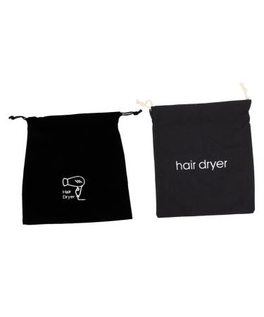 Baluue 4 Pcs Hair Dryer Storage Bag Straightener Bag Hair Dryer Accessories Storage Curl Hair Dryer Fabric