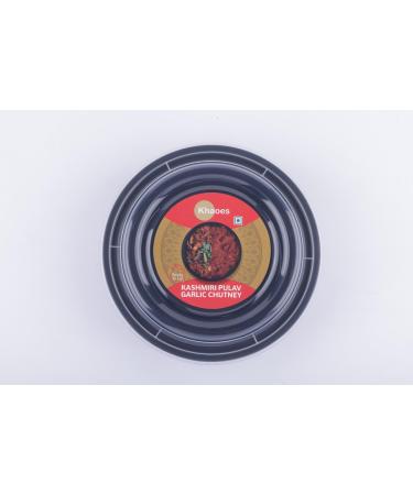 Khaoes Ready to Eat Kashmiri Pulav - Garlic Chutney Instant Kashmiri Pulav - Garlic Chutney with No Added Preservative and Colours (Item Weight : 88 gr Pack Of 1)