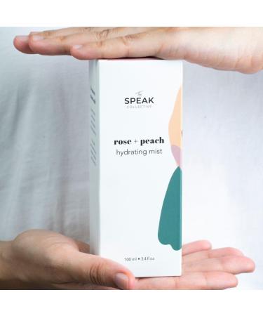 Rose + Peach Hydrating Mist - Natural Moisturizer for Sensitive Skin | 100ml | Hydrate Soften & Calm - Buy Online on SooperMarket.com