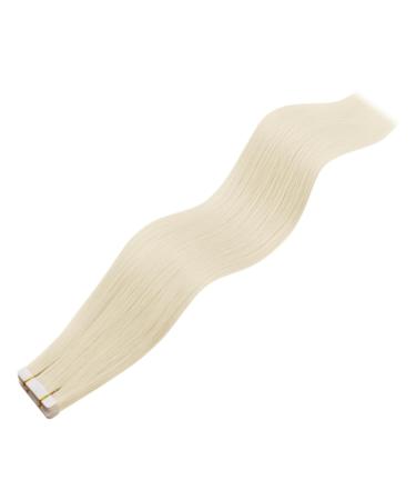 Youngsee 50cm Blonde Real Hair Tape Extensions - Virgin Remy Hair - 5pcs #1000 - Smooth & Seamless - Buy Online on SooperMarket.com