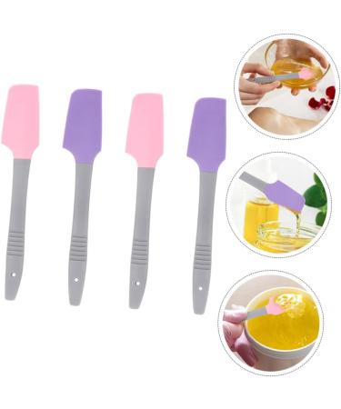 Merryhapy 4-Piece Silicone Wax Spatula Set | Multifunctional Household Wax Applicators & Accessories - Buy Online on SooperMarket.com