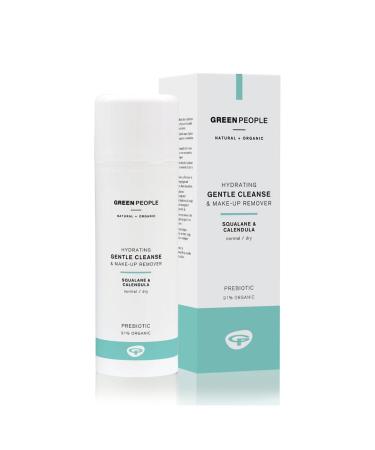 Green People Gentle Cleanse & Make Up Remover 150ml | Organic Facial Cleanser | Natural Face Wash for Normal Skin Dry Skin | SLS-Free Paraben Free & Ethyl Alcohol Free | Cruelty Free & Vegan
