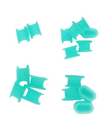 ANGGREK Toe Separator Spacers Soft Flexible Skin Friendly Silicone Bunion Corrector Big Toe Spacers for Men and Women Overlapping Toes Bunions Correcting Sports Activities