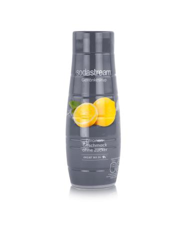 SodaStream lemon syrup without sugar 1 bottle makes 9 liters of ready-to-drink beverage prepared in seconds and always fresh 440 ml