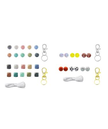Silicone Pearls for Babies - Round Star Pearls Pacifier Clips Keychain & Toy Accessories - Buy Online on SooperMarket.com