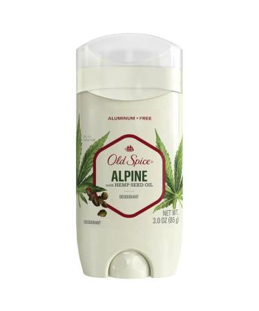 Old Spice Men's Deodorant Alpine with Hemp Oil Aluminum-Free 3 oz (Pack of 3) | Long-lasting Odor Protection - Buy Online on SooperMarket.com