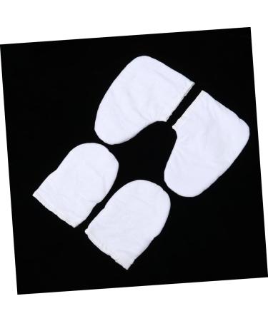 FOMIYES Set Paraffin Foot Bath Liner Paraffin Bath Bags Paraffin Bath Sock Liners Paraffin Wax Gloves Heat Gloves Hand Spa Cover Mittens Insulated Gloves Product White Thicken - Buy Online on SooperMarket.com