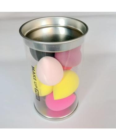 Shop Multi-Colored Mini Makeup Sponge Set - 8 Pieces for Dry & Wet Use | Ideal for Liquid Powder & Cream | International Shipping Available - Buy Online on SooperMarket.com