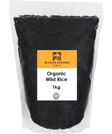 Organic Wild Rice 1kg by Manor Springs Organic