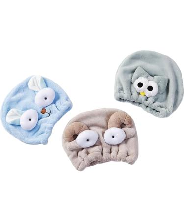 Beaupretty 6 Pcs Shower Cap Dry Hair Hat Bath Hair-drying Cap Turban Cute - Buy Online on SooperMarket.com