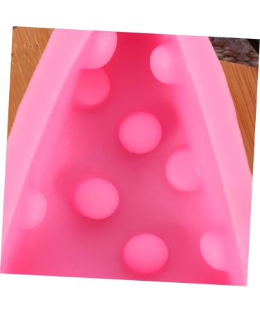 HOMSFOU Cupcakes Raclette Silicone Fondant Molds Silicone Chocolate Fondant Silicone Molds Silicone Pastry Mould Chocolate Cake Silicone Molds for Soap Fondant Mould Brownie 3D Non Stick 10.5x6.2x3.5cmcm Pink - Buy Online on SooperMarket.com