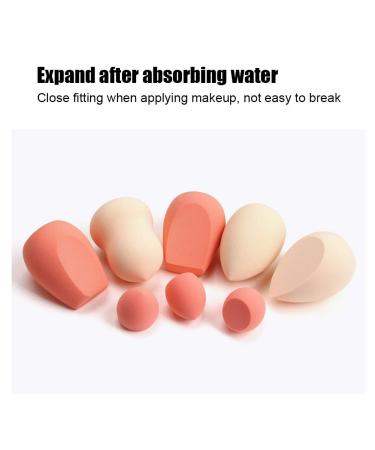 Zetiling 8PCS Makeup Sponge Set - Hypoallergenic Dual Use Wet & Dry Powder Puff Tool for All Makeup Artists - Beginner & Professional - 2 Color Pack - Buy Online on SooperMarket.com