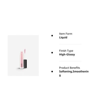 MAC Lip Gloss Lipglass Oyster Girl 0.17 oz - Long-lasting Shine - Buy Online on SooperMarket.com