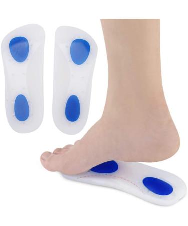 Buy Silicone Insoles - Invisible Gel Heel Cushions for Pain Relief | Breathable Anti-Sweat Comfort - Buy Online on SooperMarket.com