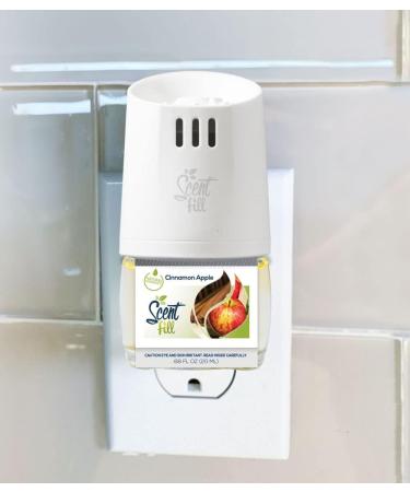 Scent Fill Cinnamon Apple Air Freshener - 4 Scented Oil Refills + Diffuser | International Shipping Available - Buy Online on SooperMarket.com