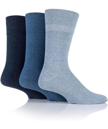 COSHAL 3 Pairs Womens Diabetic Socks wide Honey Comb top soft cuff Ankle Medium-Elastic Grip Soft Toe cosy feel for sensitive feet Legs Non-Binding Circulatory Socks SIZE (4-7) One Size Blue ( 3 Pairs ) - Buy Online on SooperMarket.com