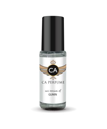 CA Perfume Impression of Tiziana Gumin For Women & Men Replica Fragrance Body Oil Dupes Alcohol-Free Essential Aromatherapy Sample Travel Size Concentrated Long Lasting Roll-On 0.14 Fl Oz/4ml-X1