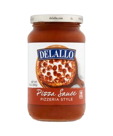 DeLallo Classic Pizzeria-Style Pizza Sauce, 14oz Jar, 12-Pack 14 Ounce (Pack of 12)