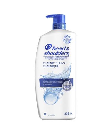 Head & Shoulders Classic Clean Shampoo 835ML White and Blue 1 835 ml (Pack of 1)
