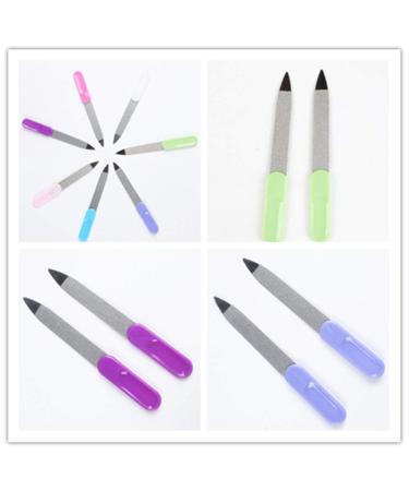 Cafurty 5pcs Metal Double Sided Nail File Set - Stainless Steel Manicure & Pedicure Tools - Buy Online on SooperMarket.com