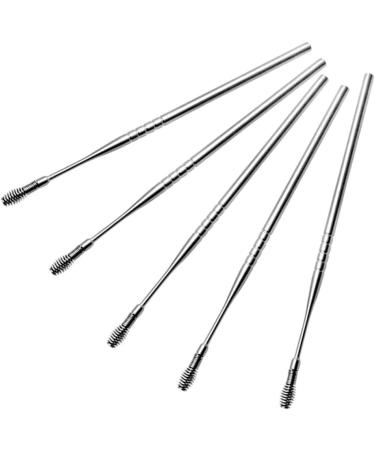 Healeved Cleaning Tools Cleaning Tools Cleaning Tools 10 pcs Stainless Steel Professional Ear Pick Earwax Removal Kit Ear Curette Ear Pick Earwax Cleaning Kits Cleaning Kits Cleaning Kits 11.5x0.5cmx2pcs Silverx2pcs - Buy Online on SooperMarket.com