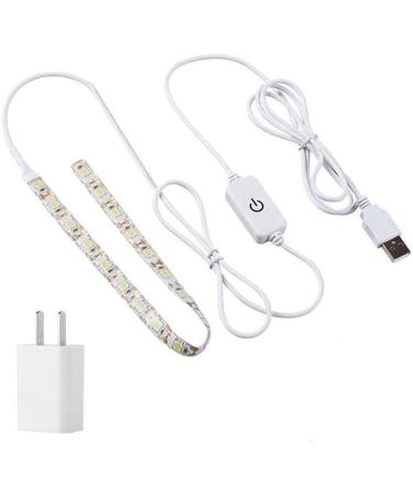 HONEYSEW Sewing Machine LED Light Strip Light Kit 11.75inch DC5V Flexible USB Sewing Light 30cm with Touch Dimmer