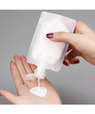 1 Set Flap Lotion Bag cosmetic dispenser flat travel pouch hand soap bottle conditioner pouch travel size container toiletry cosmetic containers pa clamshell liquid bath soap - Buy Online on SooperMarket.com