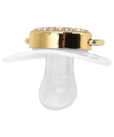 Bling Baby Pacifier | Healthy & Practical Silicone Baby Pacifier for Home Use - White - Buy Online on SooperMarket.com