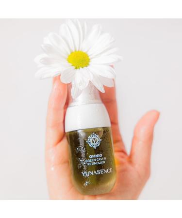 YUNASENCE OMNIO Green Cavi-R Retinolixir | Anti-Aging & Anti-Wrinkle Serum with 3% Bakuchiol Marula Vitamin C & Chaga Mushroom - Shop Internationally - Buy Online on SooperMarket.com