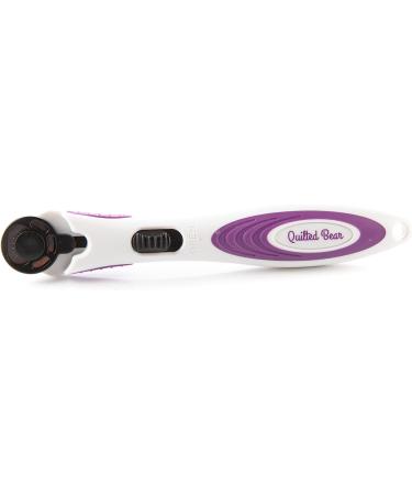 The Quilted Bear Rotary Cutter - Ergonomic Soft Grip Rotary Cutter with Easy Blade Replace System (18mm) - Buy Online on SooperMarket.com
