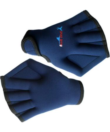 EXCEREY Swimming Webbed Gloves - Aquatic Fitness Paddles for Men and Women - Blue - Buy Online on SooperMarket.com
