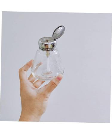 minkissy Push down Lotion Makeup Remover Dispenser Travel Bottle Nail Polish Remover Bottle Pumping Bottle Pumping Container Beauty Tool Crystal Liquid Solvent To Pump Water - Buy Online on SooperMarket.com
