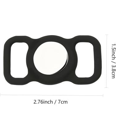 Vagocom 4 Pack Pet Collar Holder for Apple Airtag GPS Anti-Lost Silicone Tracker Case for Dog Cat Collar Holder Protective Case for Air Tag(Black) - Buy Online on SooperMarket.com