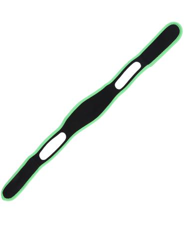 for Stop snoring Chin Strap Elastic Soft Chin Strap Universal Unisex Adjustable for Sleep Aids(Fluorescent Green Edging)