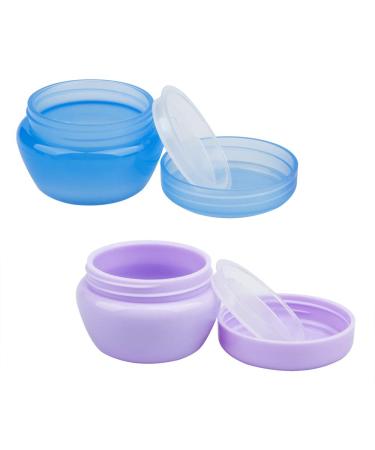 Sonku 10 Pack Small Plastic Travel Containers - TSA Approved Leakproof Mini Cosmetic Jars - 20ml Per Piece - Includes Mini Spatulas - Ideal for Toiletries, Makeup, Cream, Slime - Buy Online on SooperMarket.com
