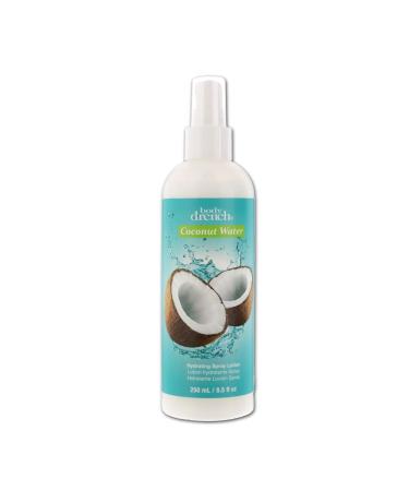 Body Drench Coconut Water Hydrating Spray Lotion for All Skin Types  8.5 fl oz