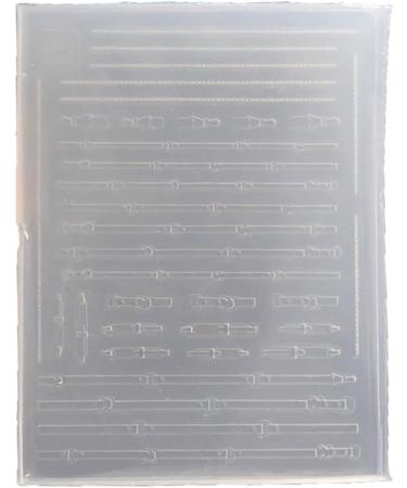 3D Nail Mold With Variety Of Patterns Template Carving Sticker Stencil Tools Moulds For Nail Enthusiasts And Salons 6 - Buy Online on SooperMarket.com