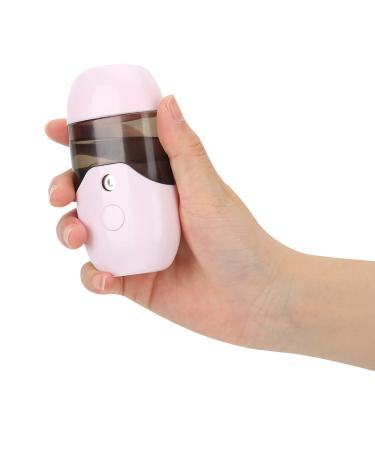 Handy Mist Humidifier Moisturizing Skin Care Face Steamer Facial Nano Sprayer Handheld Mist Humidifier Mini Face Steamer Handheld Facial Mist Sprayer (Pink)