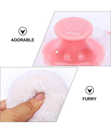 WBTY Baby Talcum Powder Puff Box - Soft Sponge Cushion Storage Container for Home and Travel - Pink - 9x7x7cm - Buy Online on SooperMarket.com