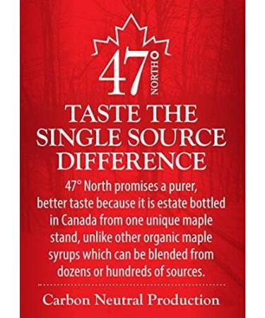 47 North Quadriga 4x Single Source Organic Grade A Maple Syrup Golden Amber Dark & Very Dark 4x250g To enjoy the full range of all true maple syrup flavours! - Buy Online on SooperMarket.com