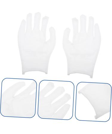 OSALADI 12pairs Gloves Paraffin Bath Mittens Christmas Santa Costume Santa Cosplay Costume Wax Bath Liners Paraffin Wax Liners Advanced Work Cotton Yarn White Labor Protection Cotton - Buy Online on SooperMarket.com