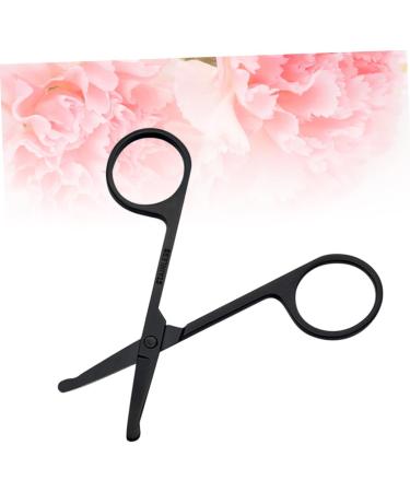 Balacoo Stainless Steel Nose Hair Clippers & Eyebrow Trimmer for Men - 1pc Vibrissa Scissors - Buy Online on SooperMarket.com