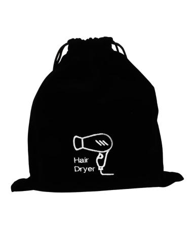 Baluue 1pc Hair Dryer Storage Bag Hair Dryer Sack Gym Holder Drawstring Bag Hair Dryer Hotel Bag Flannel