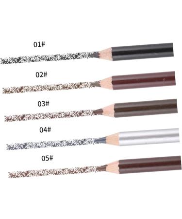 FOYTOKI 4 Pcs Long Lasting Eyebrow Pencils Eyebrow Pencil Dark Brown Black Eyebrow Pencil and Brush - Buy Online on SooperMarket.com