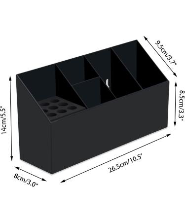 Noverlife Hair Scissors Large Storage Box - Professional Hair Salon Shear Holder for Scissors, Combs, Clips, and Brushes - Black - Buy Online on SooperMarket.com