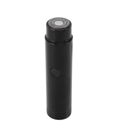 Mini Electric Beard Clipper USB Rechargeable Trimmer Portable Hair Grooming Tool for Daily Use Travel (Black)
