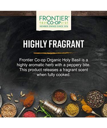 Frontier Co-op Organic Holy Basil (Tulsi) Herb 8oz - Premium Quality - Buy Online on SooperMarket.com